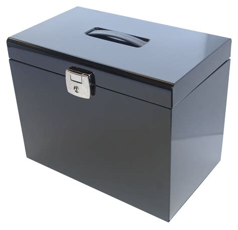 metal file box with lock|metal portable file storage box.